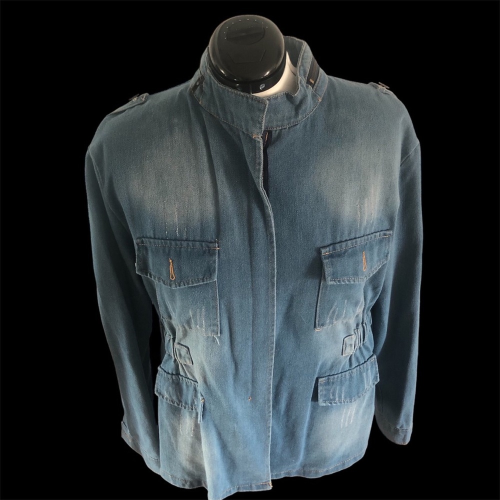Women Casual Denim Jacket Jeans